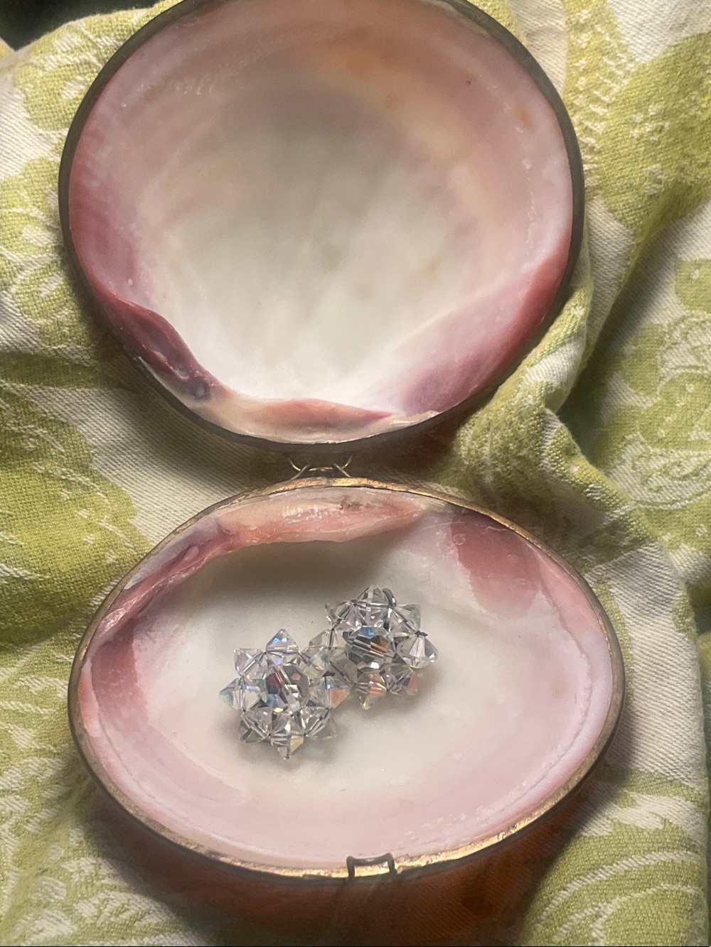 Crystal Aurora Stud Earrings - Iridescent